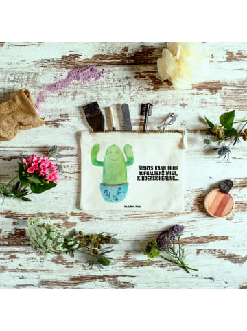 Mr. & Mrs. Panda Waschbeutel Kaktus Happy mit Spruch in Weiß