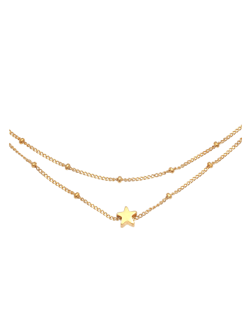 Elli Halskette 925 Sterling Silber Sterne, Stern in Gold