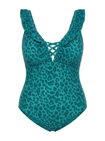 Studio Untold Badeanzug in mattgrün