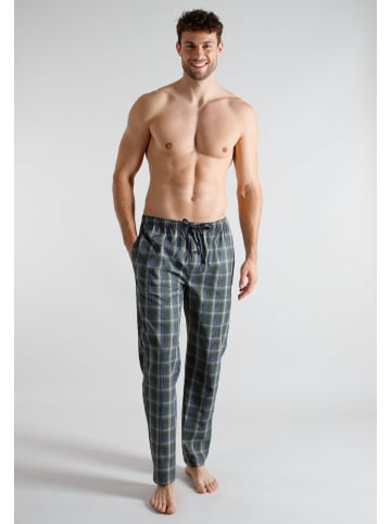 Tom Tailor Pyjamahose Dakota in grün-dunkel-Karo