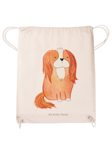 Mr. & Mrs. Panda Baumwolltasche Hund Cavalier King Charles Spani... in Creme