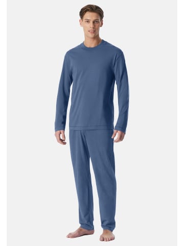 Schiesser Schlafanzug Modern Essentials in Faded denim