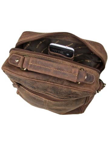 Greenburry Umhängetasche Vintage 1665 Large in Sattelbraun