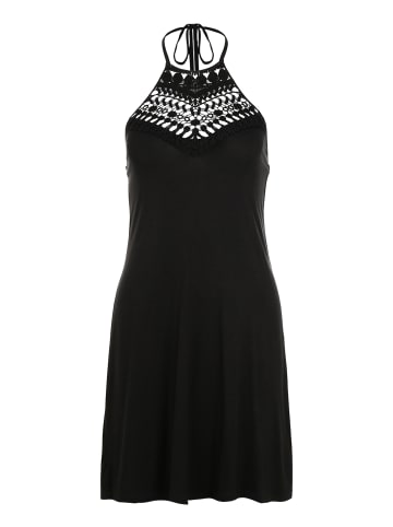 LASCANA Neckholderkleid in schwarz