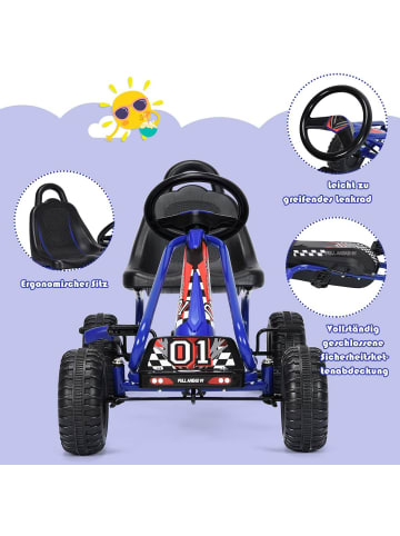 COSTWAY Gokart von 3-6 Jahren in Blau