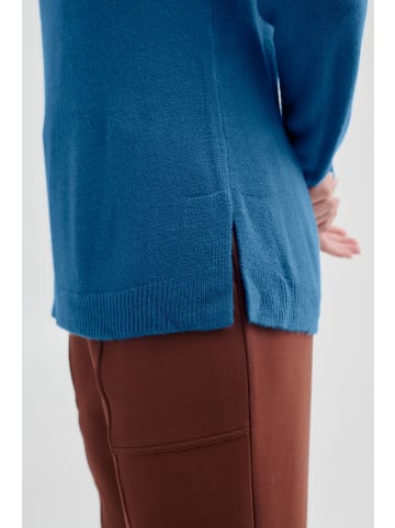 b.young Strickpullover BYMALEA SLIT JUMPER 3 - 20811905 in blau