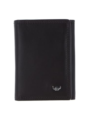 Golden Head Polo Geldbörse RFID Schutz Leder 10 cm dunkelbraun