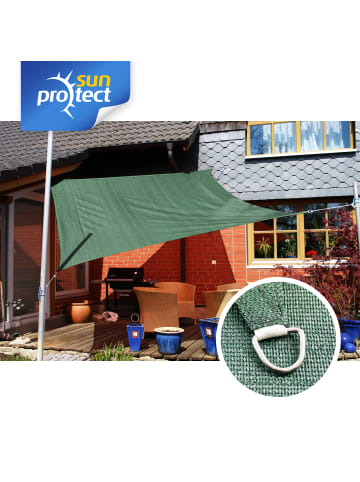 Gartenia sunprotect Professional Sonnensegel, 3 x 3 m, Quadrat, grün in Grün