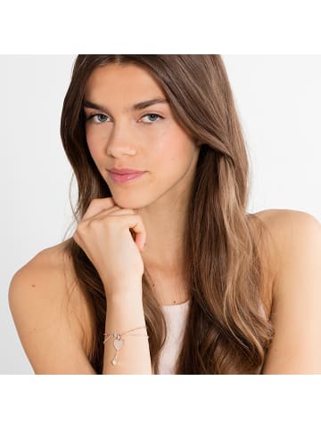 Thomas Sabo Armband Herz in roségoldfarben, silberfarben