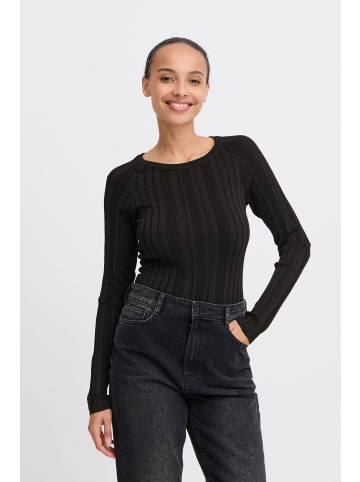 b. young BYMOBBE RAGLAN JUMPER - KNIT Slim fit in Black Mix