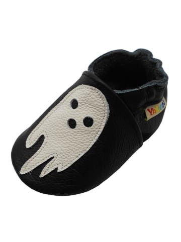 Yalion Baby Krabbelschuhe aus Leder, weiche Lauflernschuhe mit rutschfester Sohle