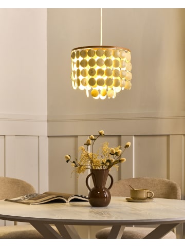 Beliani Kronleuchter PARANGI in Beige - (W) 30 x (H) 110 x (L) 30 cm