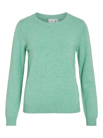 Vila Strickpullover in Winter Green