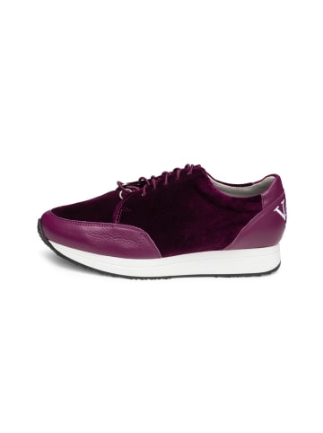 VITAFORM Echt Leder & vitaform Stretch Sneaker in aubergine