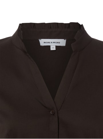 More & More Stretchbluse in schoko