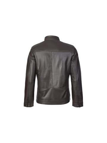 Bugatti Lederjacke Dublin in dunkelbraun