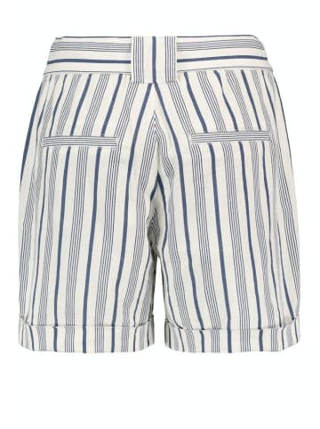 Eight2Nine Short in stripes: washed indigo blue-white