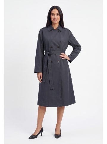 usha BLACK LABEL Women Coat in Grey