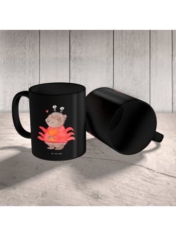 Mr. & Mrs. Panda haferl Krebs Genießer mit Spruch in Schwarz