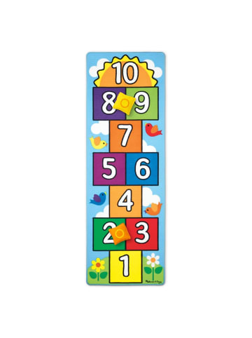 Melissa & Doug Hop & Count Hopscotch Teppich, Spielteppich- ab 3 Jahren