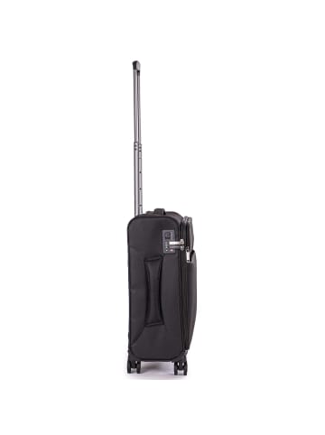 Stratic Stratic Light + 4 Rollen Kabinentrolley 55 cm in black