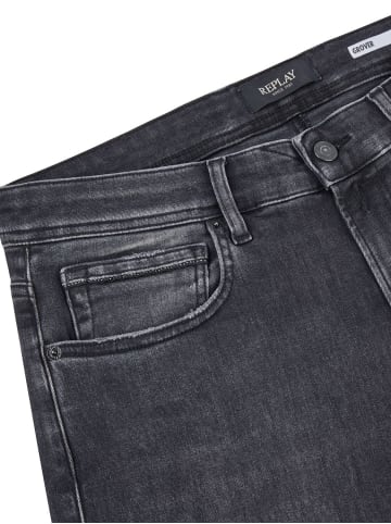 Replay Jeans Grover regular/straight in Grau
