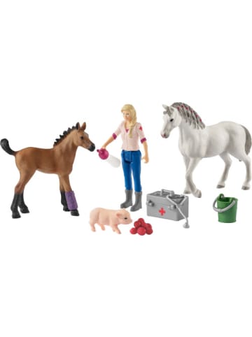 Schleich Spielfigur Farm World Arztbesuch bei Stute und Fohlen, 3-12 Jahre