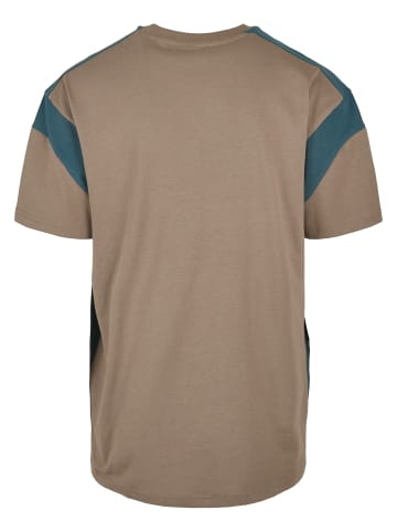 Urban Classics T-Shirt in darkkhaki/teal
