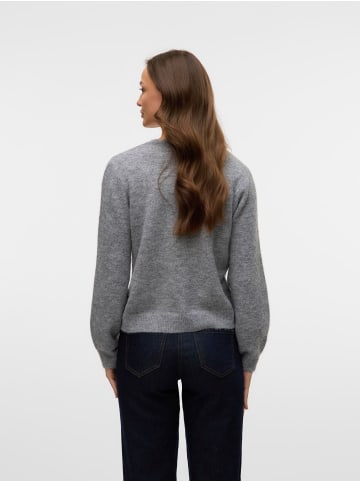 Vero Moda Strickjacke in Medium Grey Melange
