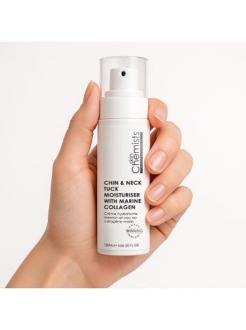 skinChemists Straffende Kinn- & Halscreme mit Meereskollagen 120 ml