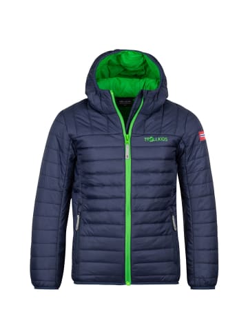 Trollkids Steppjacke "Eikefjord" in Marineblau/HellgrÃƒÂ¼n
