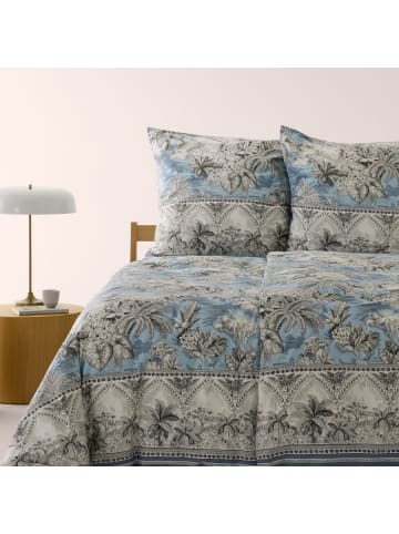 Bassetti Fein Satin Bettwäsche Boboli in blau
