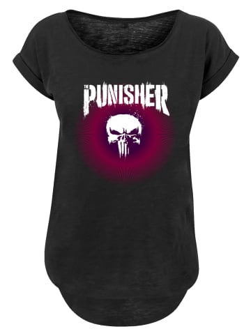 F4NT4STIC Long Cut T-Shirt Marvel Punisher Psychedelic Warface in schwarz