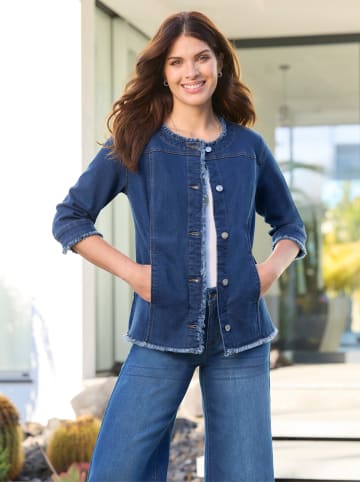 Sieh an! Jeans-Jacke in blue-stone-washed