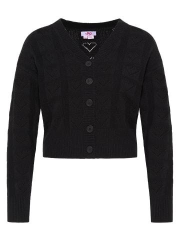 myMo Damen Strickjacke in Schwarz