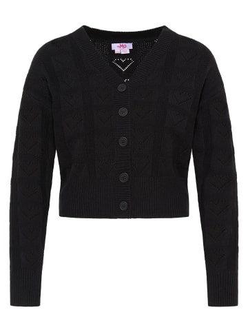 myMo Strickjacke in Schwarz