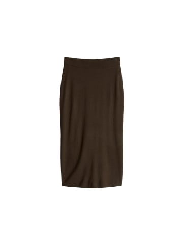 Marc O'Polo Feinstrickrock slim in Burnt Coffee