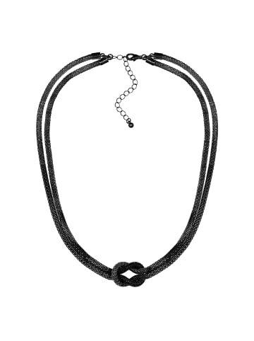 Steuer Modeschmuck Metall in schwarz