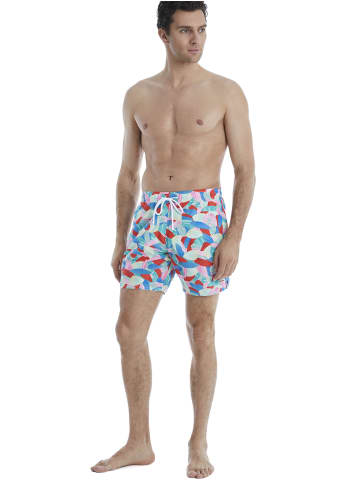 BLACKSPADE Fits perfect Badeshorts Medium Pattern mit kurzem Bein in Brush Pattern