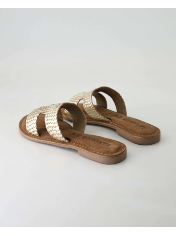 Lazamani Pantoletten in Braun