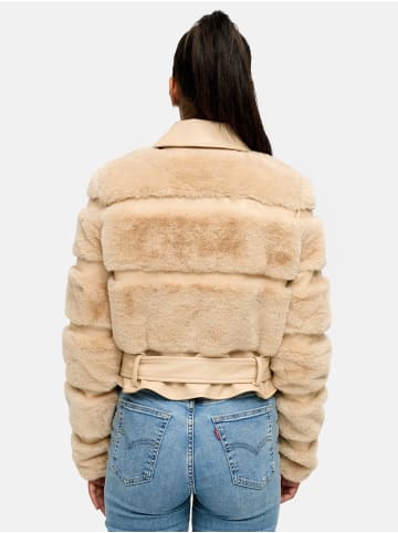 Tazzio Übergangsjacke mit Gürtel "F800"- in Beige