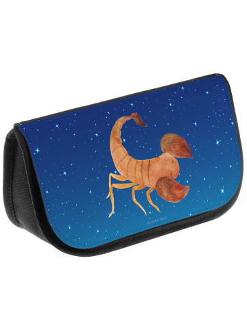 Mr. & Mrs. Panda Kulturbeutel Sternzeichen Skorpion ohne Spruch in Sternenhimmel Blau