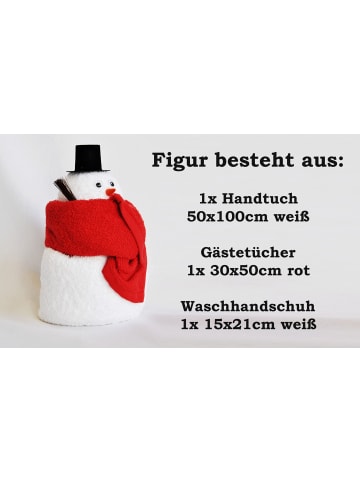JACK Frottier Geschenk Set Handarbeit Origami Schneemann