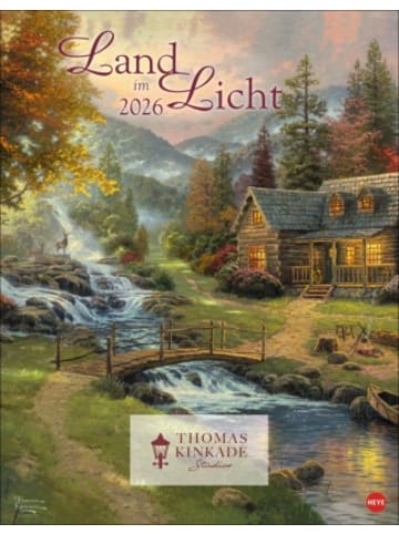 Heye Kalender Kalender - Thomas Kinkade: Land im Licht Kalender 2026
