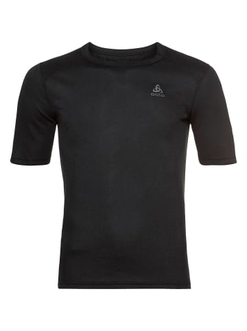 Odlo Funktionsshirt Crew neck s/s ACTIVE WARM ECO in Schwarz