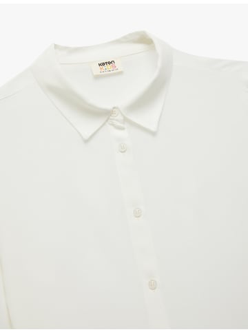 KOTON SHIRTS LS in Weiß