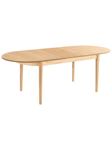 Beliani Ausziehbarer Tisch LARTO in Braun - (W) 90 x (H) 76 x (L) 180 cm