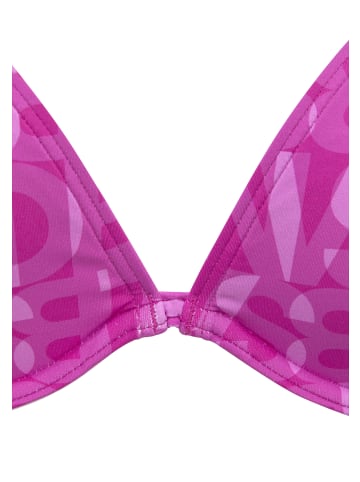 ELBSAND Bügel-Bikini-Top in fuchsia