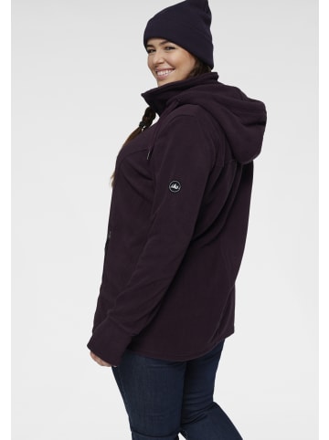 Polarino Fleecejacke in aubergine