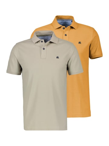 Lerros Poloshirt Basic in Beige / gelb